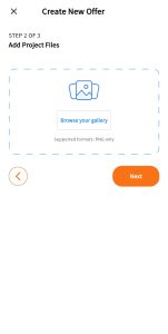 Workstedi step 2 for creating an offer
